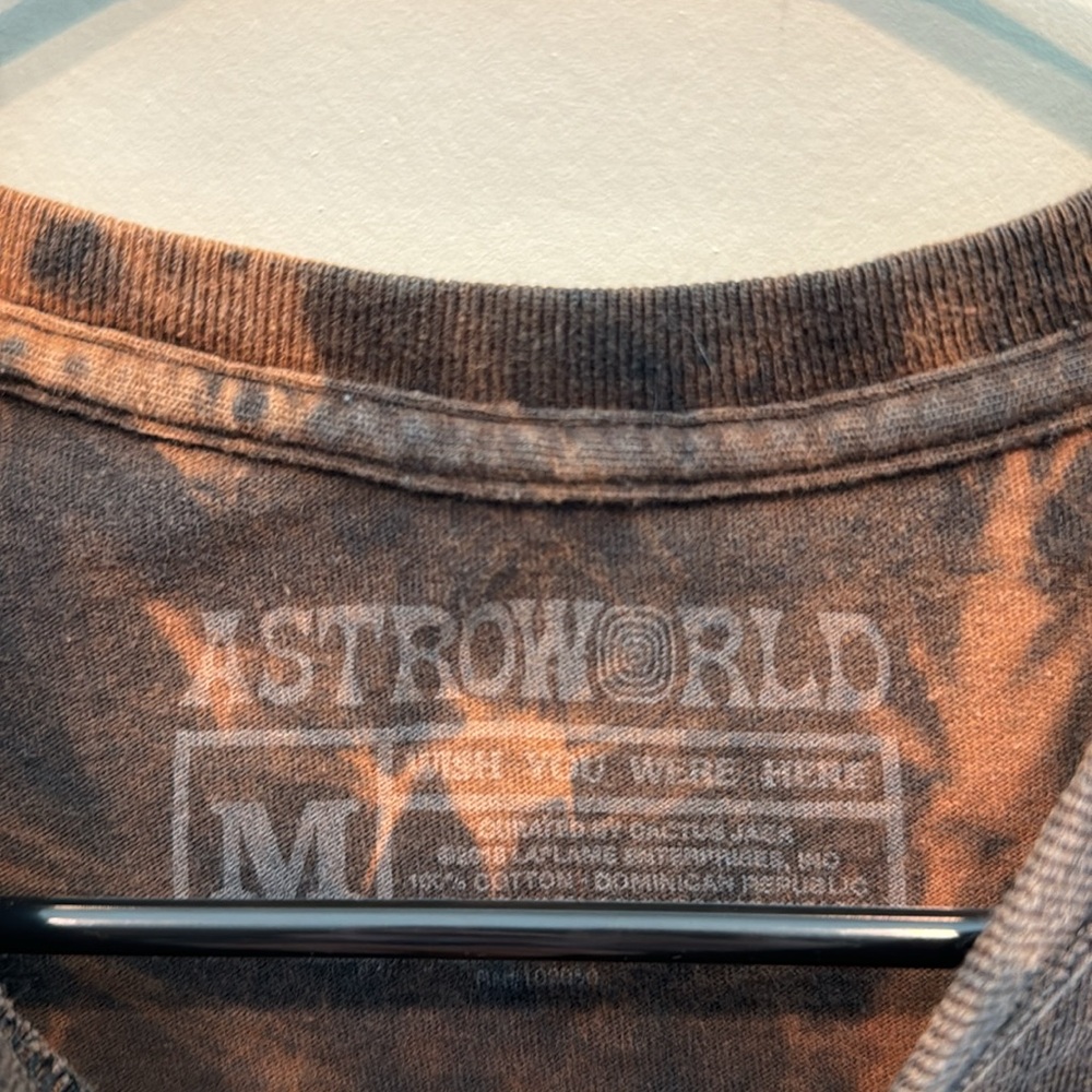 ❣️handmade Travis Scott Astroworld 2018 Wish You Were Here Tour Shirt Medium - Picture 3 of 11